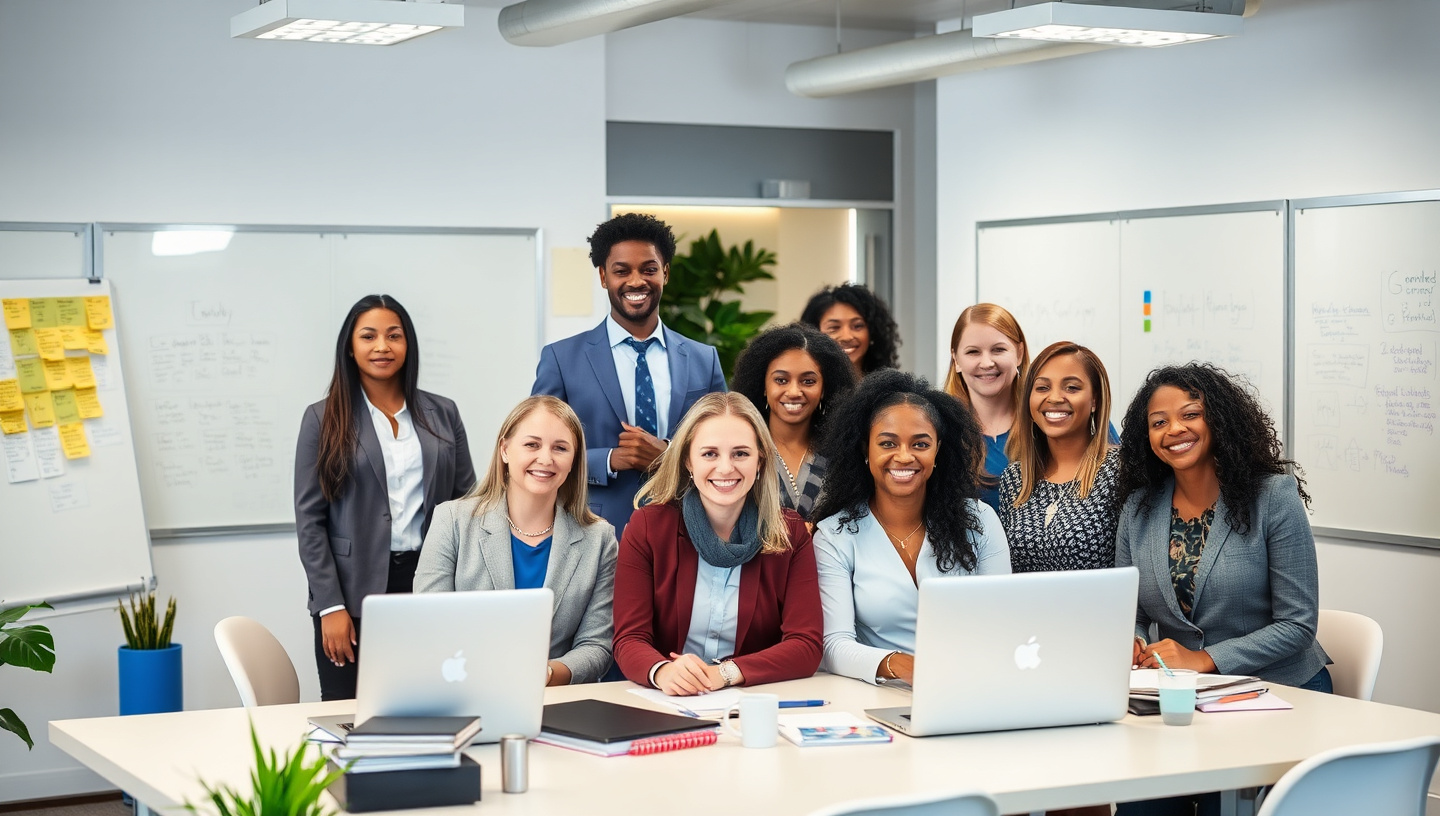 Equipo y misión de aprendizaje online